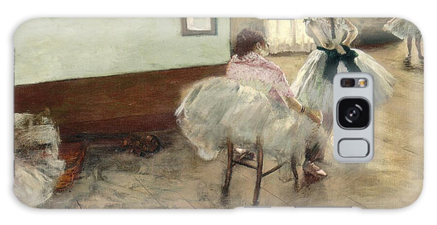 Degas Galaxy Case featuring the painting The Dance Lesson by Edgar Degas