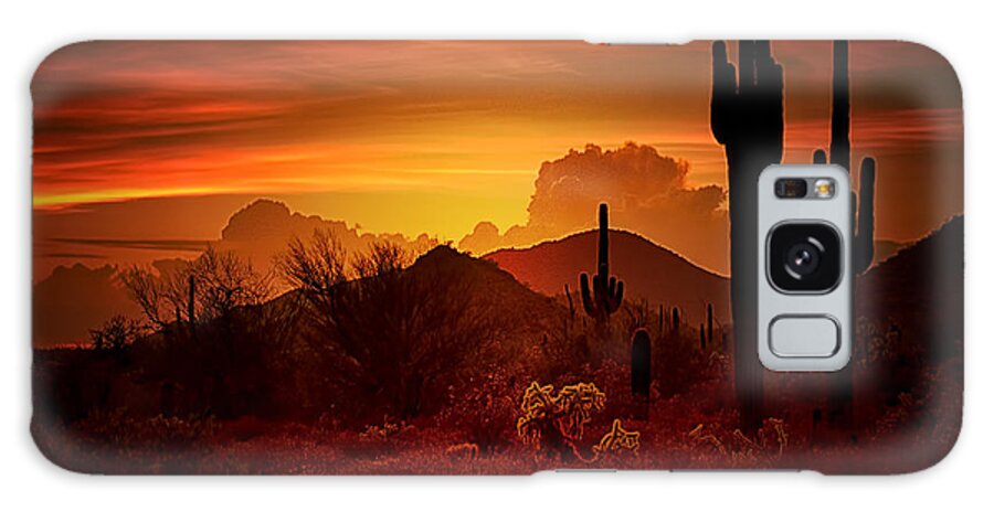Desert Southwest Galaxy Case featuring the photograph The Essence of the Southwest by Saija Lehtonen