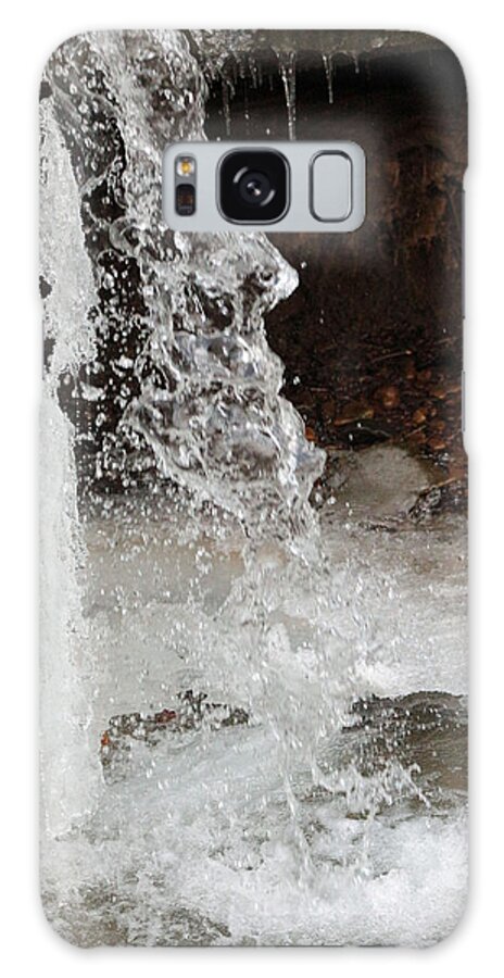 Waterfall Galaxy S8 Case featuring the digital art The Face of Winter by Lorna Rose Marie Mills DBA Lorna Rogers Photography