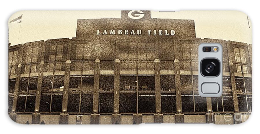 Lambeau Field Galaxy Case featuring the photograph The Frozen Tundra by Tommy Anderson