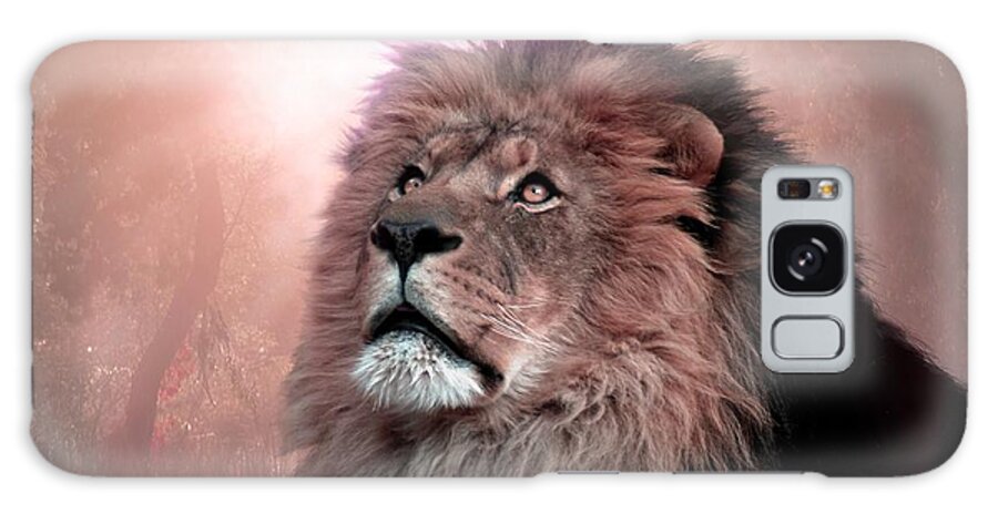 Lion Galaxy Case featuring the digital art The Garden by Bill Stephens