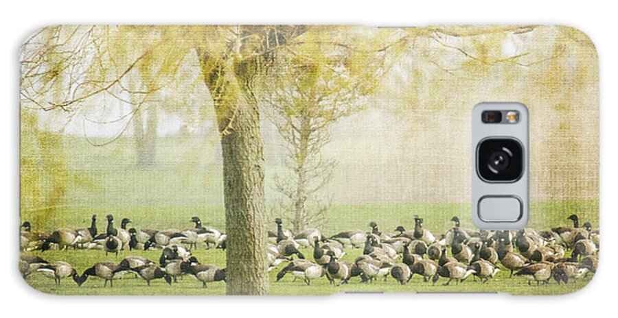 Flock Galaxy Case featuring the photograph The Gathering by Cathy Kovarik