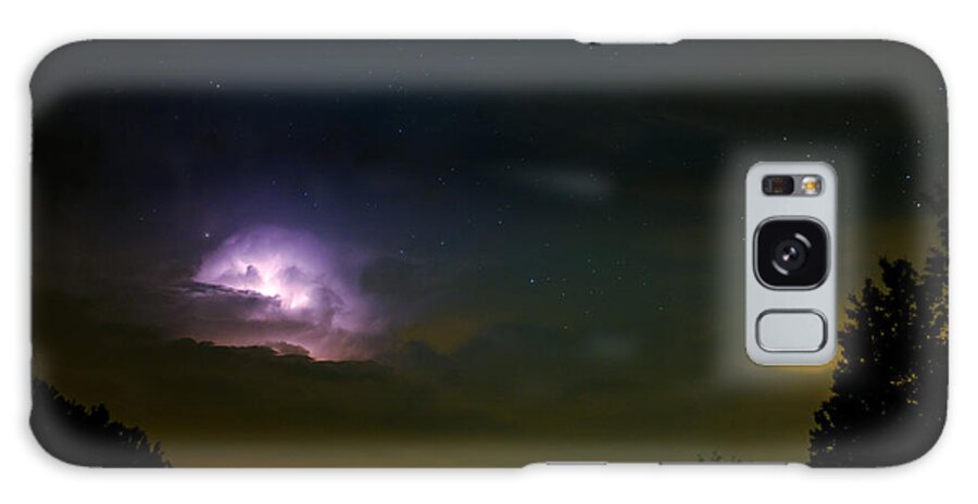 Sky Galaxy Case featuring the photograph The Gods at play by Chris Bordeleau