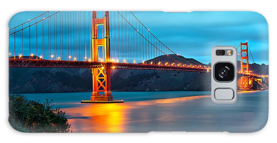 America Galaxy Case featuring the photograph The Golden Gate Bridge - San Francisco California by Gregory Ballos