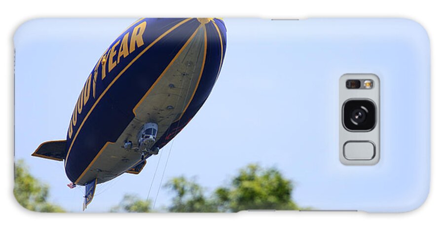 Goodyear Galaxy Case featuring the photograph The Goodyear Blimp N3A by David Dufresne