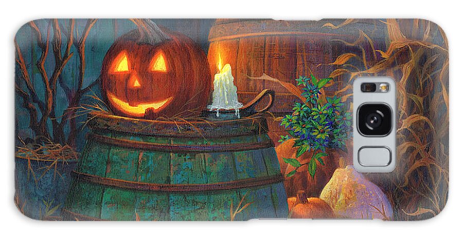 Michael Humphries Galaxy Case featuring the painting The Great Pumpkin by Michael Humphries