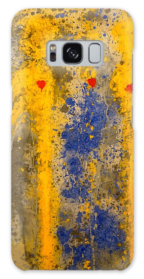 Original Art Galaxy Case featuring the painting The Guardians of Heaven by Giorgio Tuscani