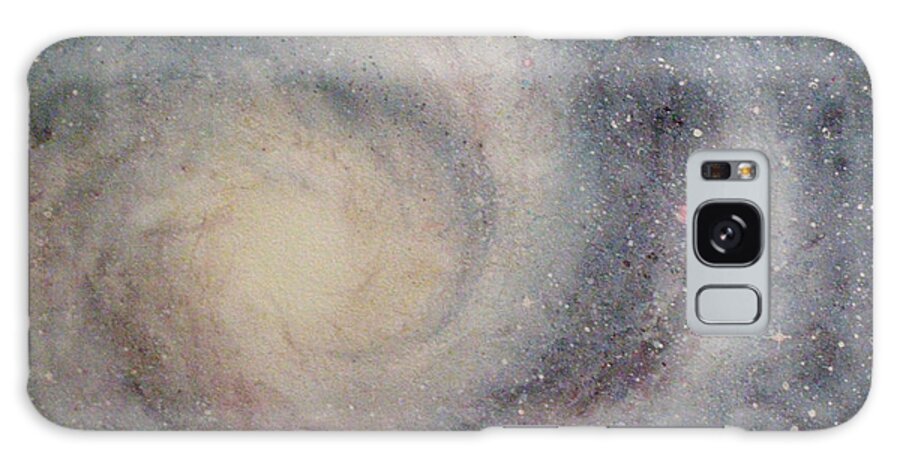 Night Galaxy Case featuring the painting The Heavens Declare Your Glory by Lynn Quinn