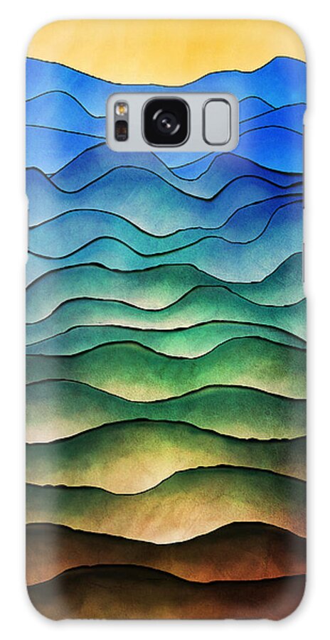 Hill Galaxy S8 Case featuring the painting The Hills are Alive by Brenda Bryant