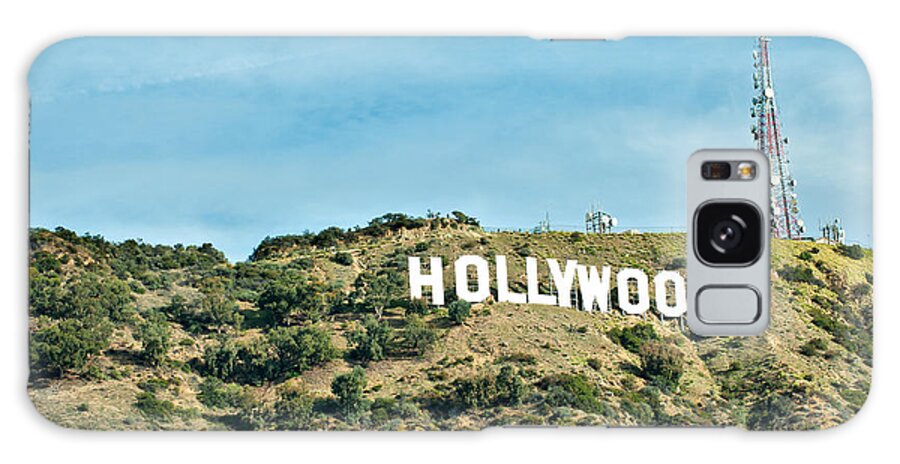 Hollywood Galaxy Case featuring the photograph The Hollywood Sign by Gregory Ballos