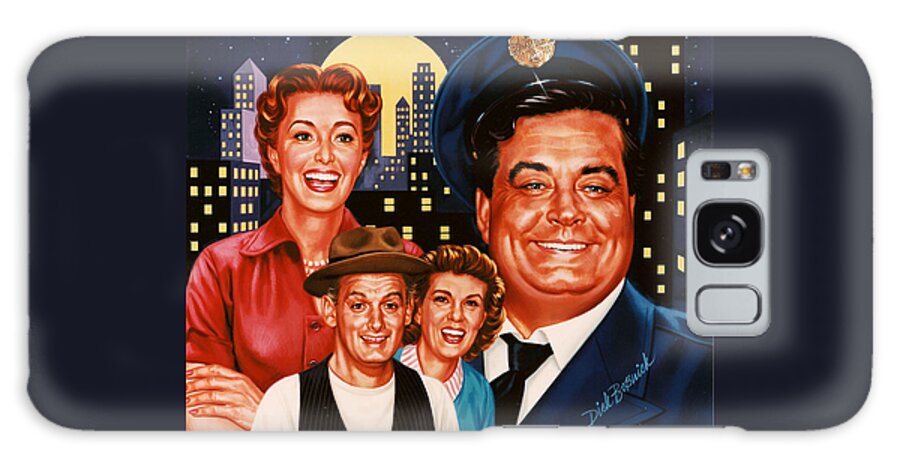 Portrait Galaxy Case featuring the painting The Honeymooners by Dick Bobnick