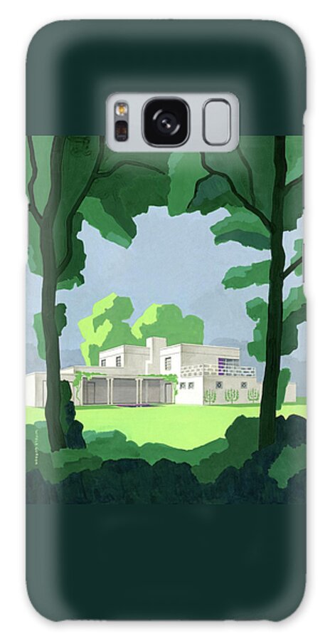 The Ideal House In House And Gardens Galaxy Case