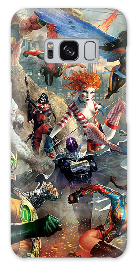 Ryan Barger Galaxy Case featuring the digital art The Invincibles by Ryan Barger