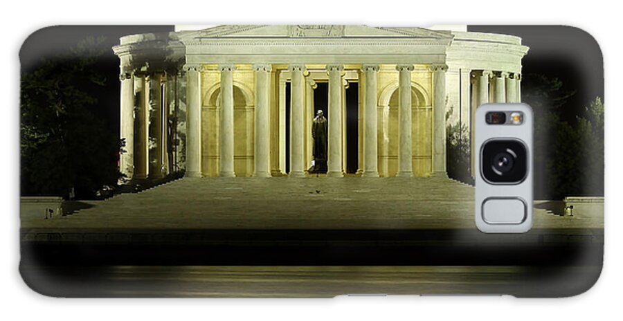 Jefferson Memorial Galaxy Case featuring the photograph The Jefferson Memorial by Kim Hojnacki