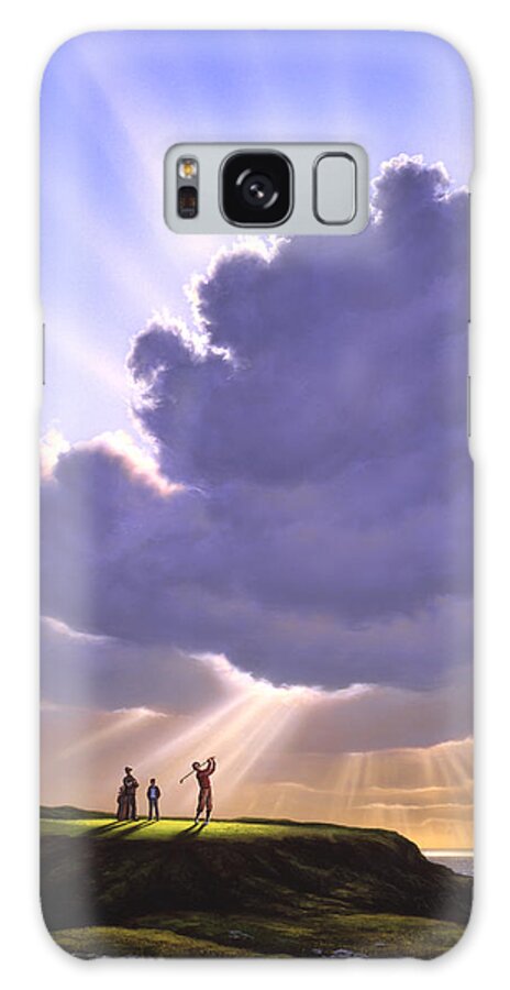 Golf Galaxy Case featuring the painting The Legend of Bagger Vance by Jerry LoFaro