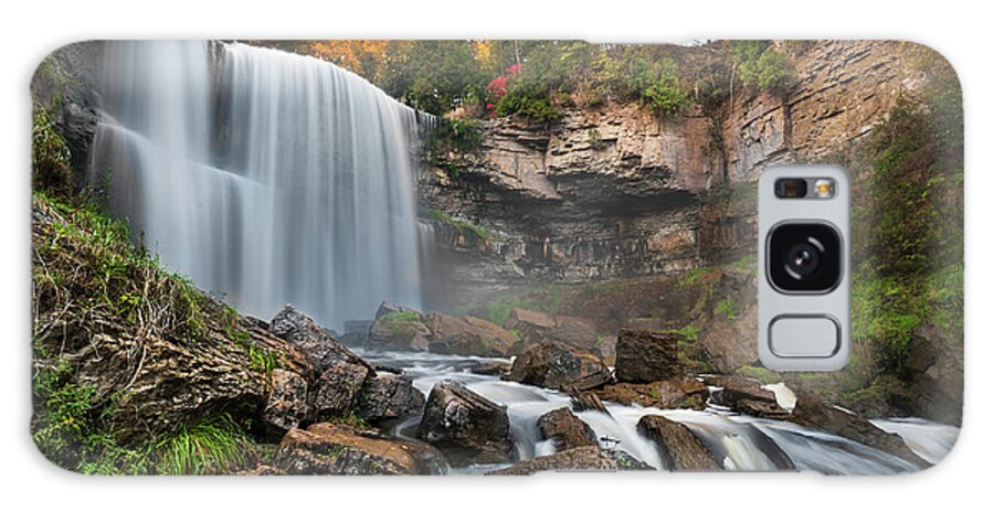 Outdoors Galaxy Case featuring the photograph The Long Exposure Of Webster Falls by Naibank