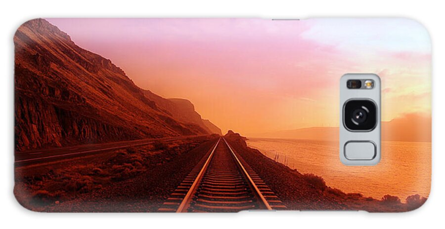 Columbia River Galaxy Case featuring the photograph The Long Walk To No Where by Jeff Swan
