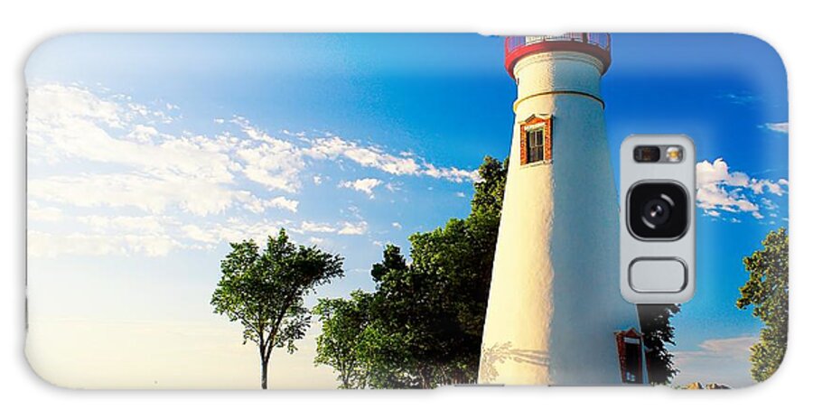 Lighthouse Galaxy Case featuring the photograph The Marblehead Light by Nick Zelinsky Jr