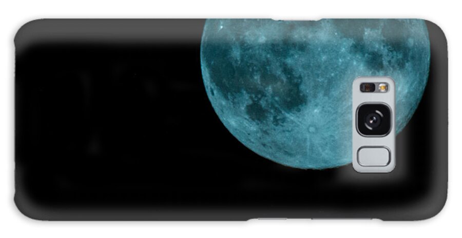 Sky Galaxy Case featuring the photograph The official blue moon of 2013-August 20-21 by Eti Reid