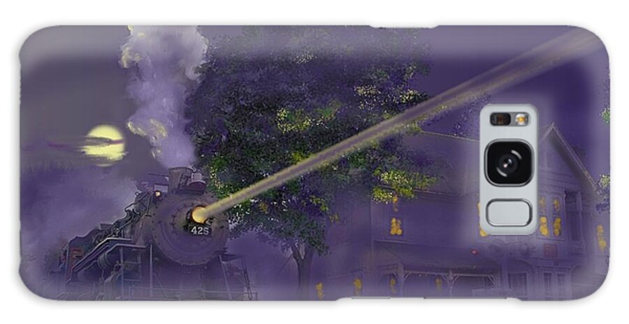 Trains Galaxy S8 Case featuring the digital art The Old Man Remembers by J Griff Griffin
