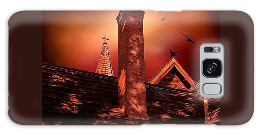 Church Galaxy Case featuring the photograph The Olde Steeple by Micki Findlay