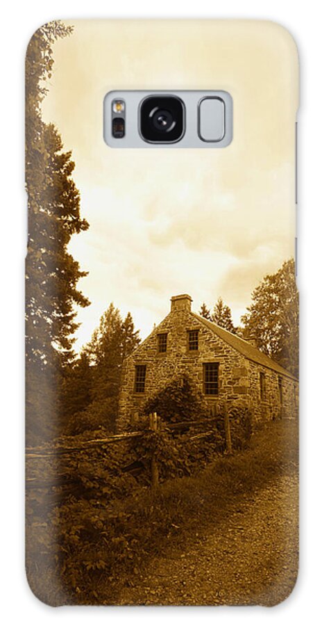 Stone Galaxy Case featuring the photograph The Olde Stone Cottage by Ron Haist