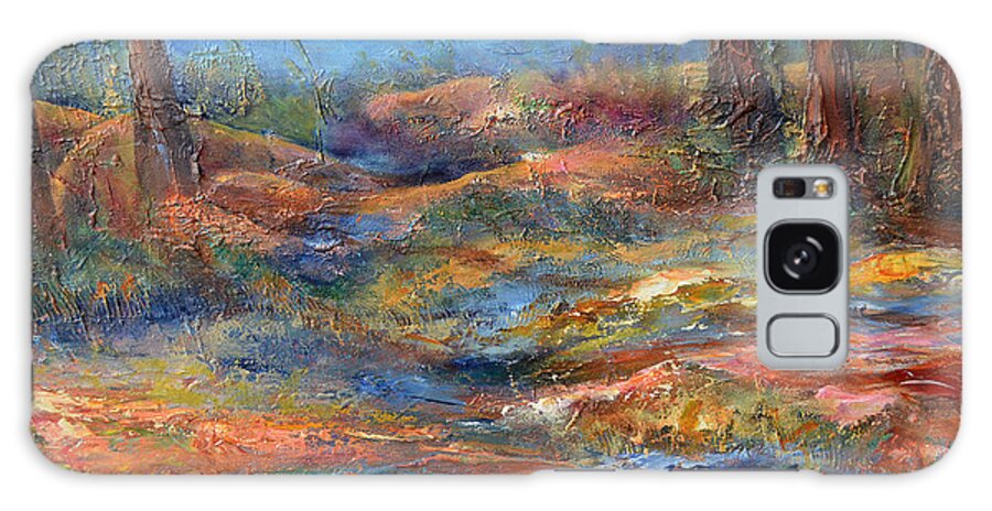 Nature Galaxy Case featuring the painting The Path 1 by Claire Bull