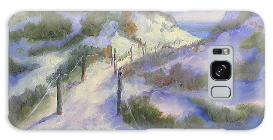 Dunes Galaxy Case featuring the painting The Path by Susan Richardson