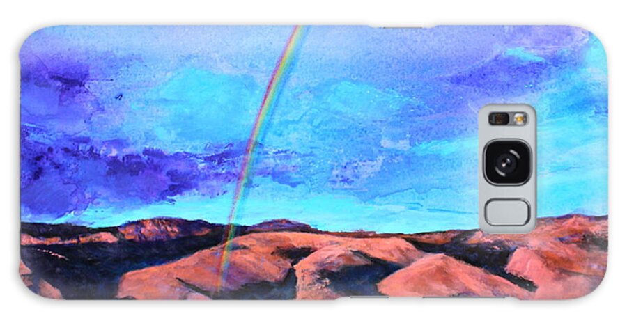 Rainbow Galaxy Case featuring the painting The Promise by M Diane Bonaparte
