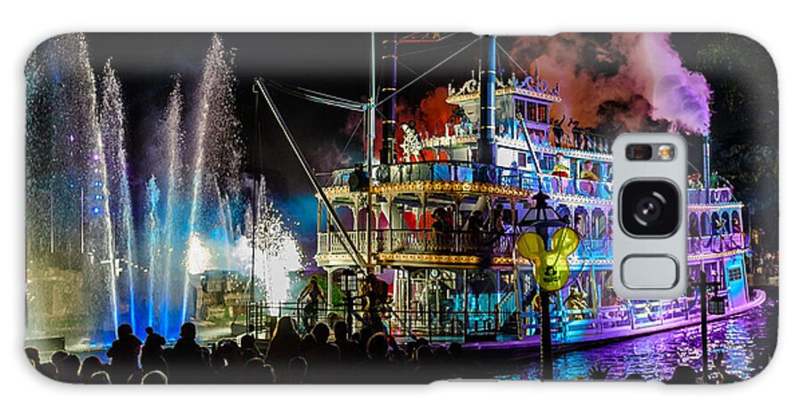 Steamboat Galaxy Case featuring the photograph The Mark Twain Disneyland Steamboat by Scott Campbell