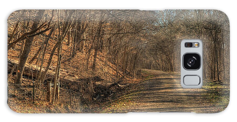 The Road Goes Ever On Galaxy S8 Case featuring the photograph The Road Goes Ever On by William Fields