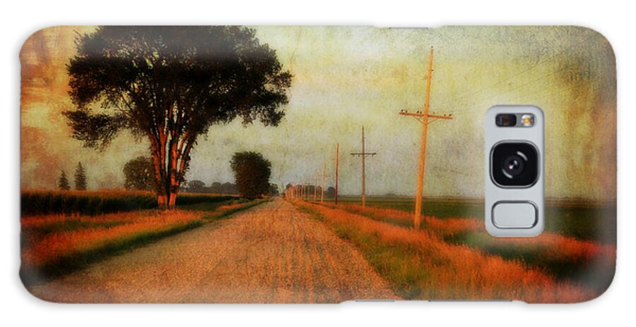 Gravel Road Galaxy Case featuring the photograph The Road Home by Julie Hamilton