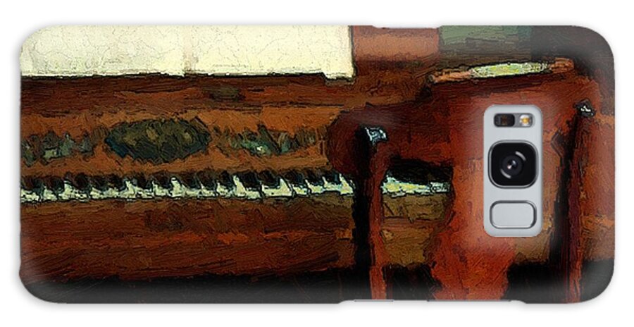Colonial Galaxy Case featuring the painting The Square Piano by RC DeWinter