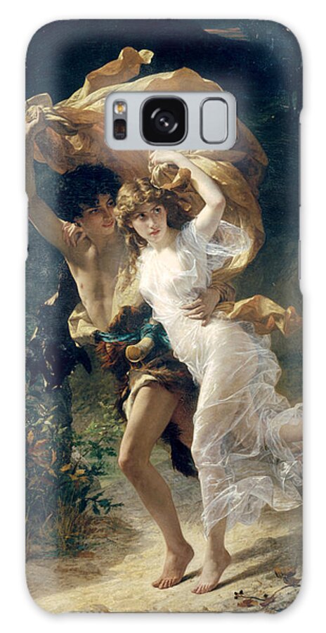 Storm Galaxy Case featuring the painting The Storm by Pierre Auguste Cot