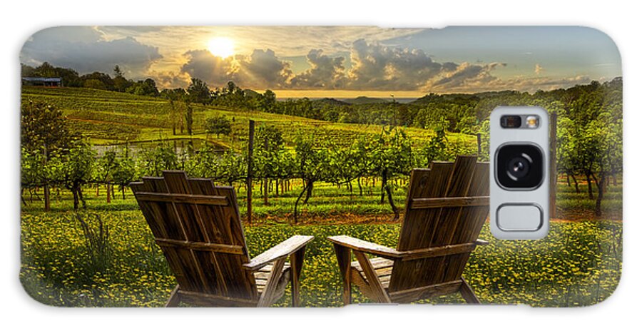 Appalachia Galaxy Case featuring the photograph The Vineyard  by Debra and Dave Vanderlaan