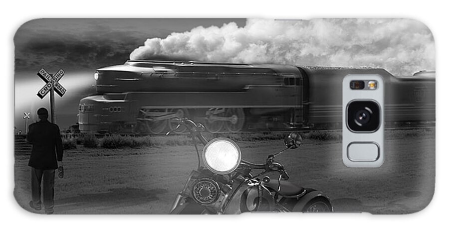 Transportation Galaxy Case featuring the photograph The Wait - Panoramic by Mike McGlothlen