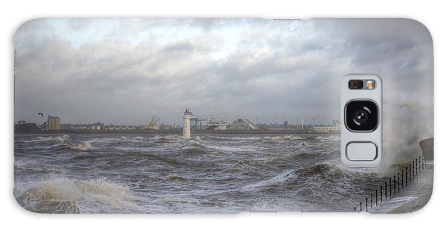 Lighthouse Galaxy Case featuring the photograph The wild Mersey by Spikey Mouse Photography