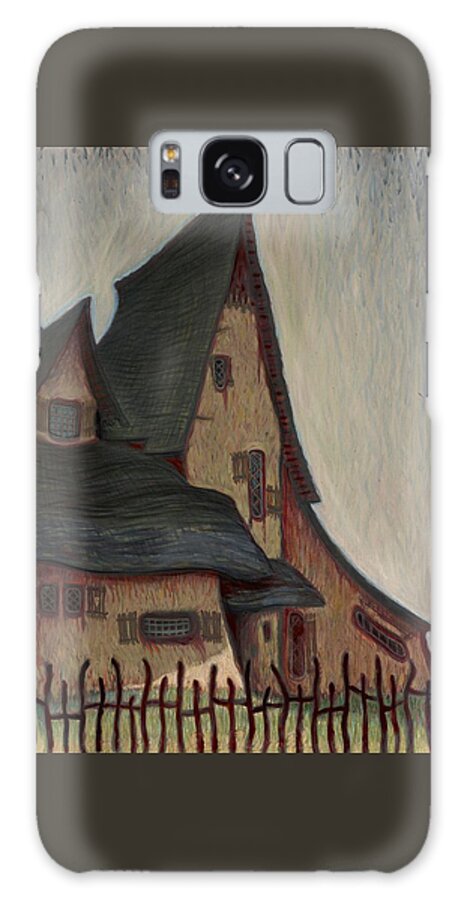  Beverly Hills Galaxy S8 Case featuring the painting The Witches House by John Reynolds