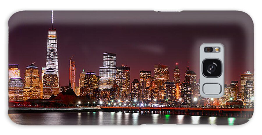 Liberty State Park Galaxy Case featuring the photograph The World Trade Center by Raymond Salani III