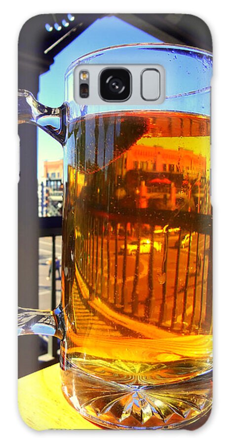 Beer Galaxy S8 Case featuring the photograph There's a Car in my Beer.... by Donna Spadola