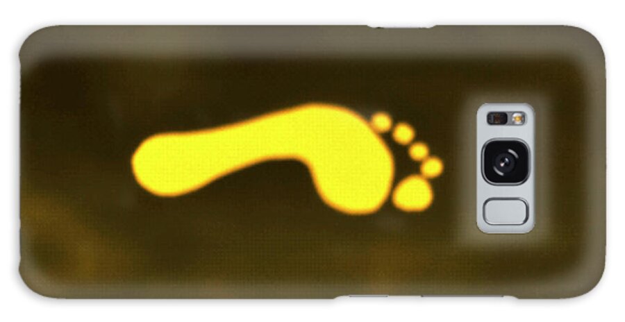 Carbon Footprint Galaxy Case featuring the photograph Thermogram Of A Footprint by GIPhotoStock
