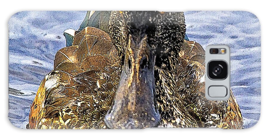 Duck Galaxy S8 Case featuring the photograph This Bill Is Made For Shoveling Northern Shoveler by Constantine Gregory