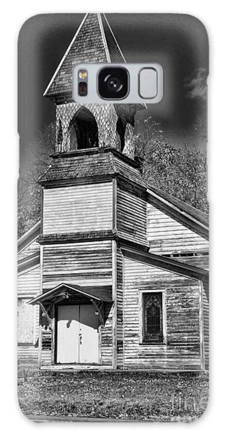 Paul Ward Galaxy Case featuring the photograph This Old Church in Black and White by Paul Ward
