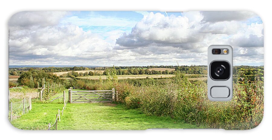 Scenics Galaxy Case featuring the photograph This Way For The Kent Weald by Larigan - Patricia Hamilton