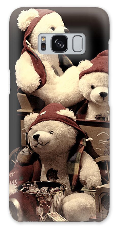 Toys Galaxy Case featuring the photograph Three Bears Creative by Linda Phelps