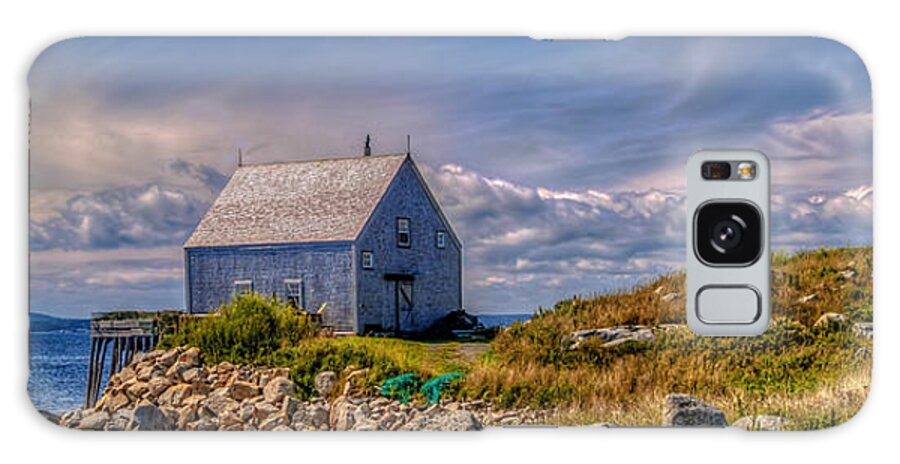 Peggys Cove Galaxy Case featuring the photograph Three Shacks by the Sea by Ken Morris