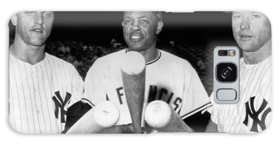 1961 Galaxy Case featuring the photograph Three Slugging Outfielders by Underwood Archives