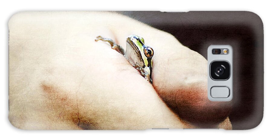 Frog Galaxy Case featuring the photograph Through the Cracks by Melanie Lankford Photography