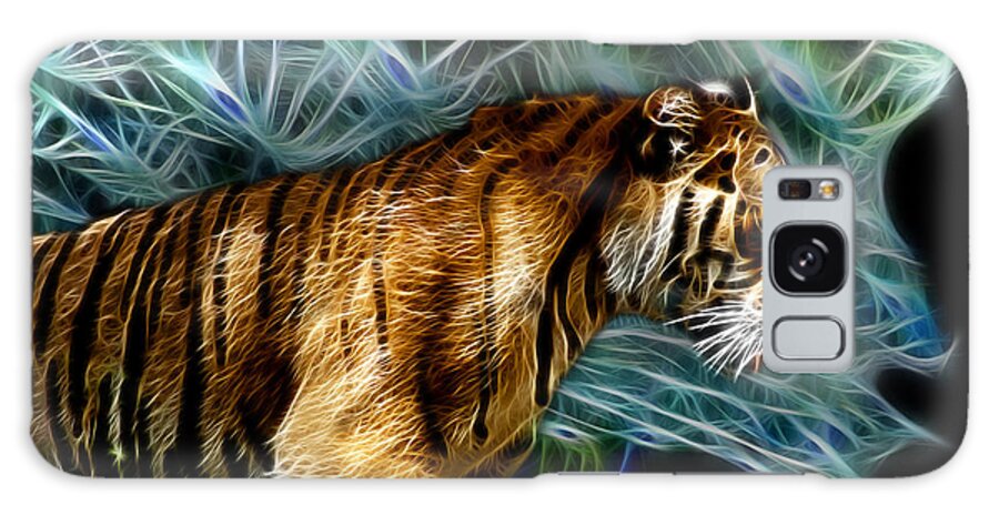 Tiger Galaxy Case featuring the digital art Tiger 3921 - F by James Ahn