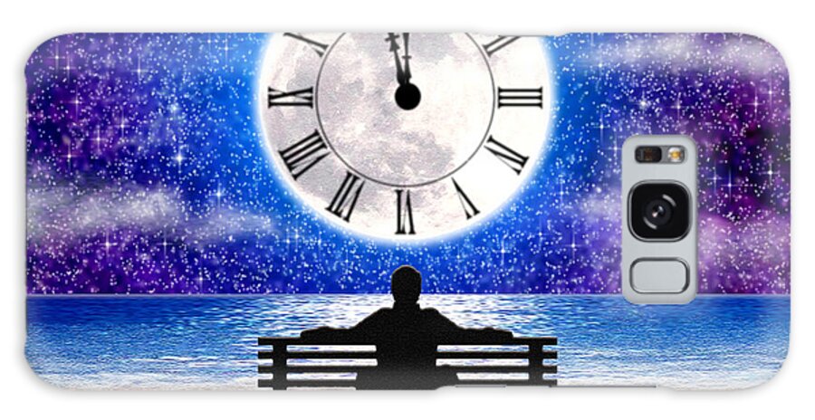 Time Galaxy Case featuring the digital art Time Waits For No One by Cristophers Dream Artistry